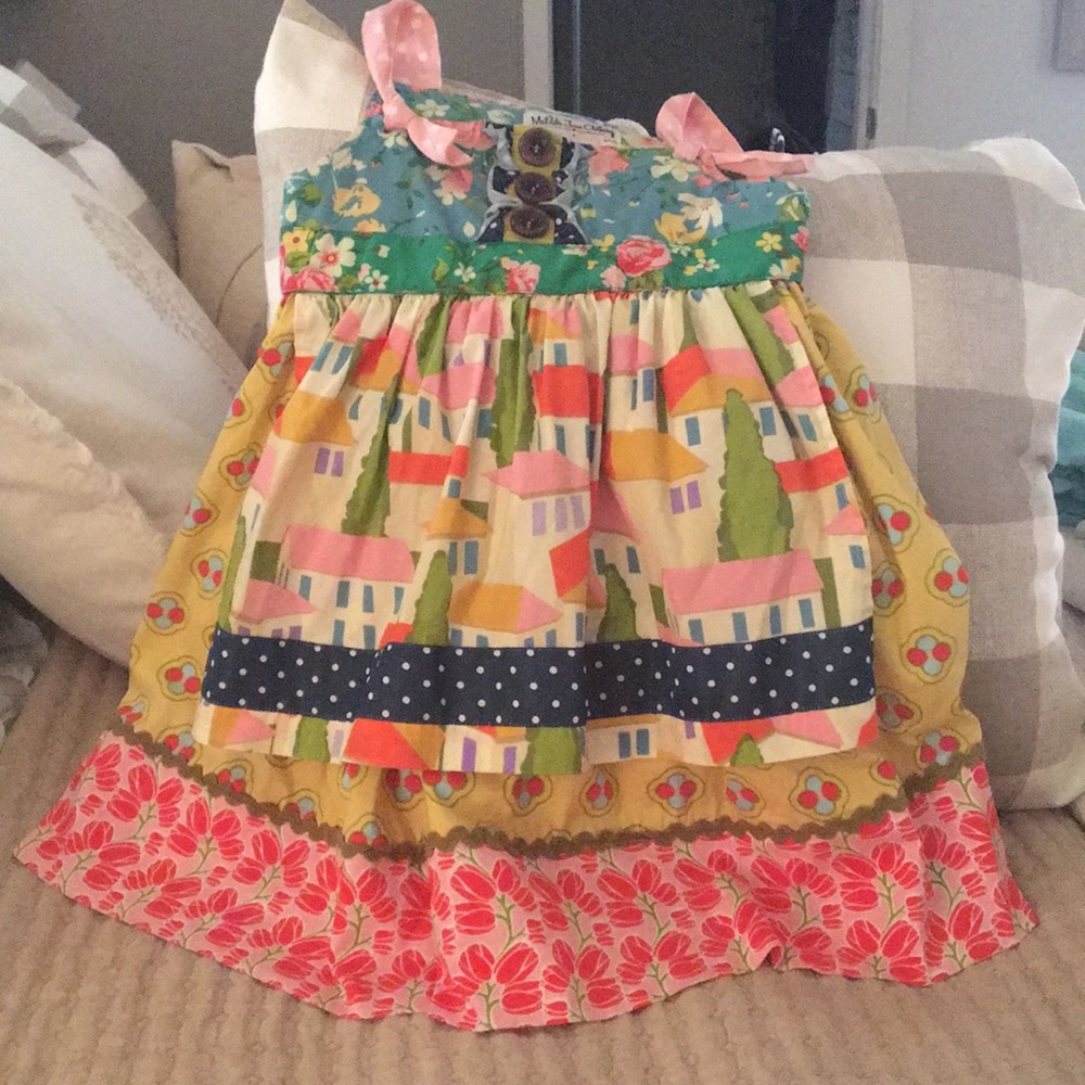 Matilda Jane! Size 4 patchwork apron dress😍😍